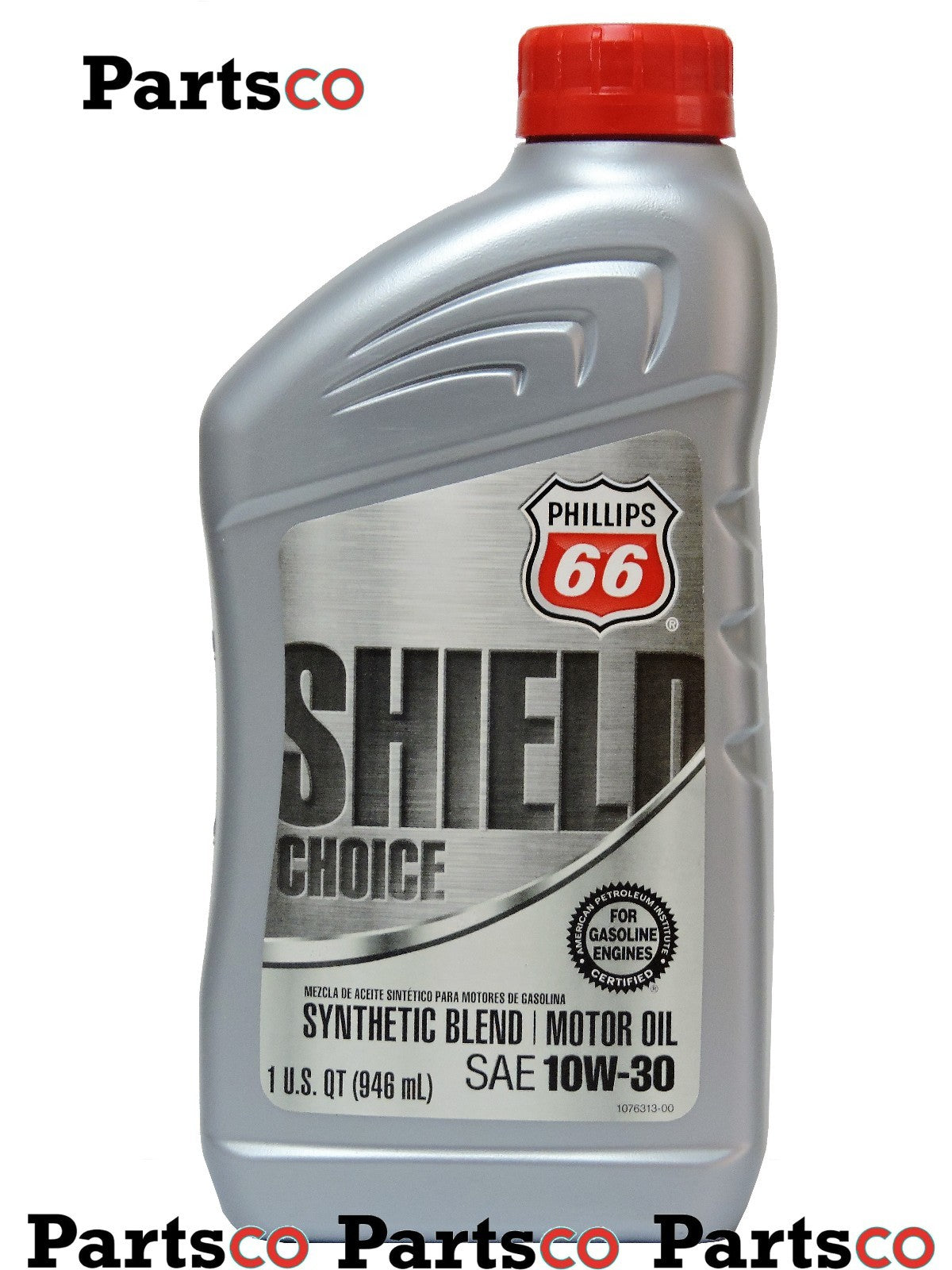 Motor Oil 10W30 Synthetic Blend 12 Quarts PHILLIPS 66 Shield Defense 