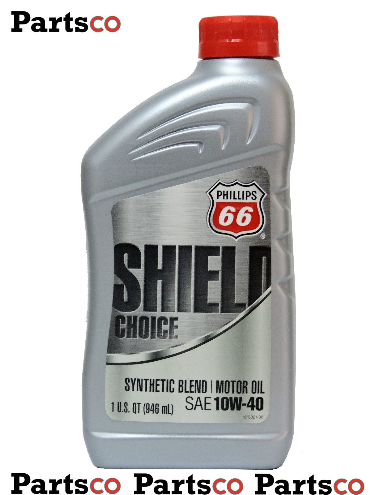 Motor Oil 10W40 Synthetic Blend 12 Quarts PHILLIPS 66 Shield Defense 