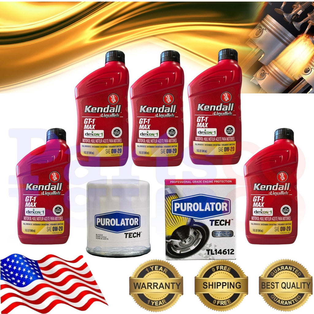 Motor Oil Full Synthetic 5 Quarts and Oil Filter Mazda CX5 2.5L 2016-2019