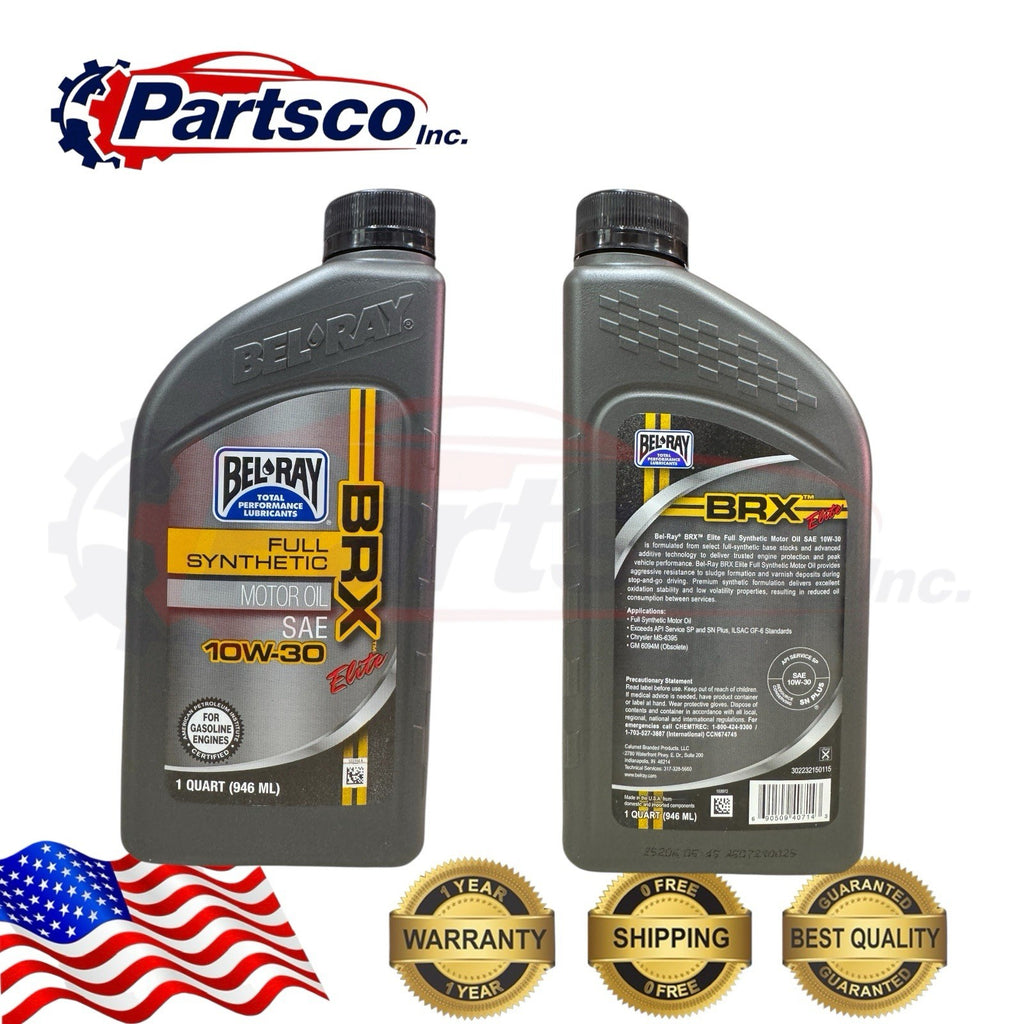 Bel-Ray BRX Elite 10W-30 Full Synthetic Motor Oil API SQ ILSAC GF-7A Case of 6qr