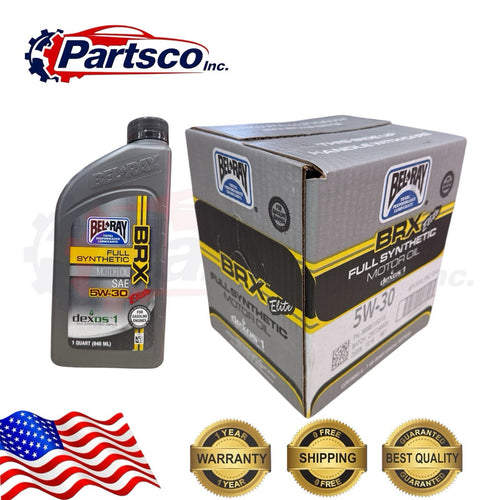 Bel-Ray BRX Elite 5W-30 Full Synthetic Motor Oil dexos1 Gen 3 API SQ GF-7A 6qrt