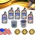 Motor Oil Full Synthetic 5 Quarts and Oil Filter Spin On Toyota Prius 2012-2020